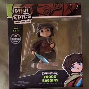 Workshop Republic Clothing Action Figure Brown and Blue Dynamic Pose